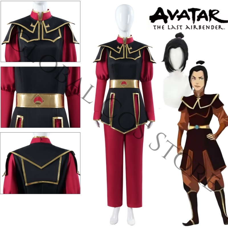 Cosplay Wig Colored - Costume de cosplay Azula de l'anime