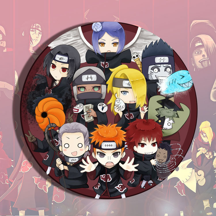Anime Merchandise Keychain - Badge, broche et porte-clés en métal