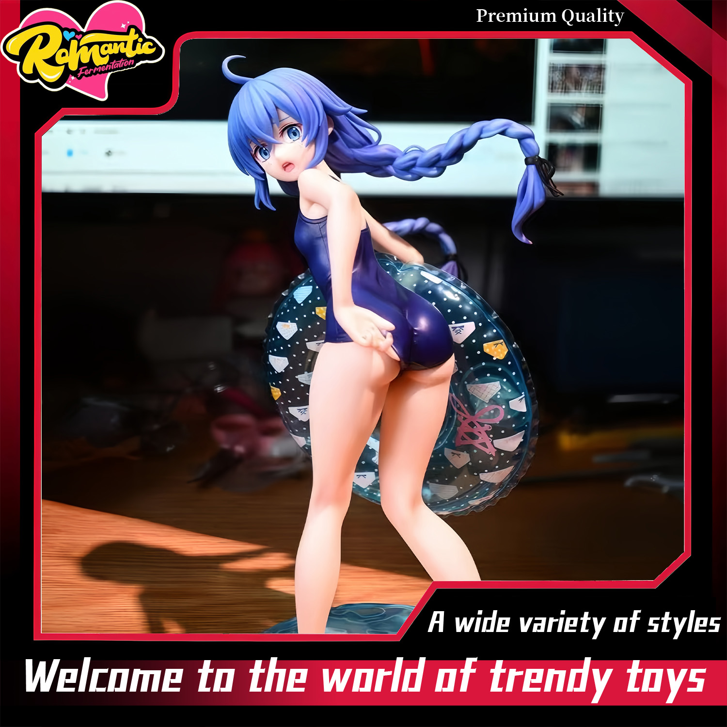 Popular Anime Merchandise - Bouée de natation - Figurine modèle