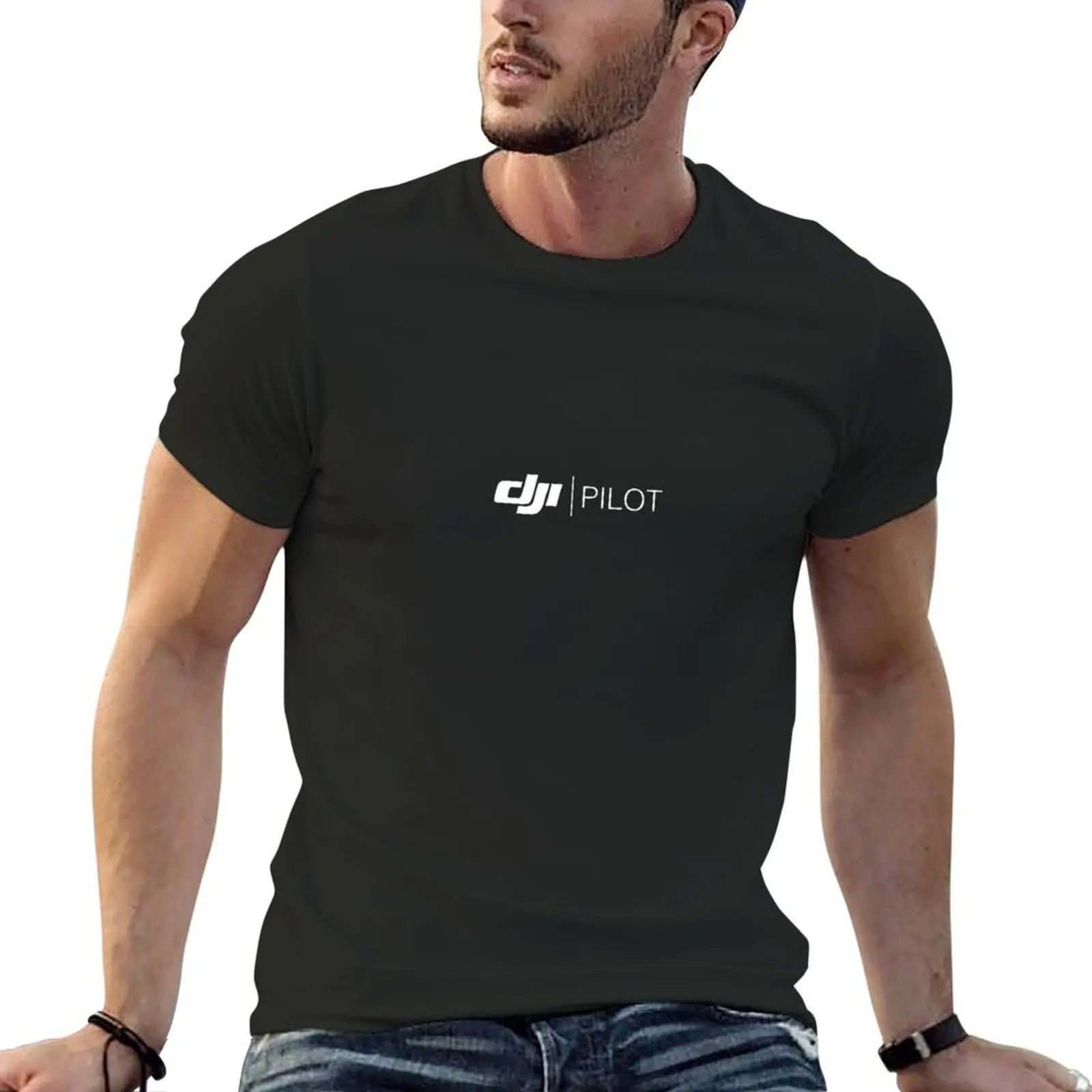 Anime Merchandise China - DJI Pilot Merchandise T-Shirt pour hommes,