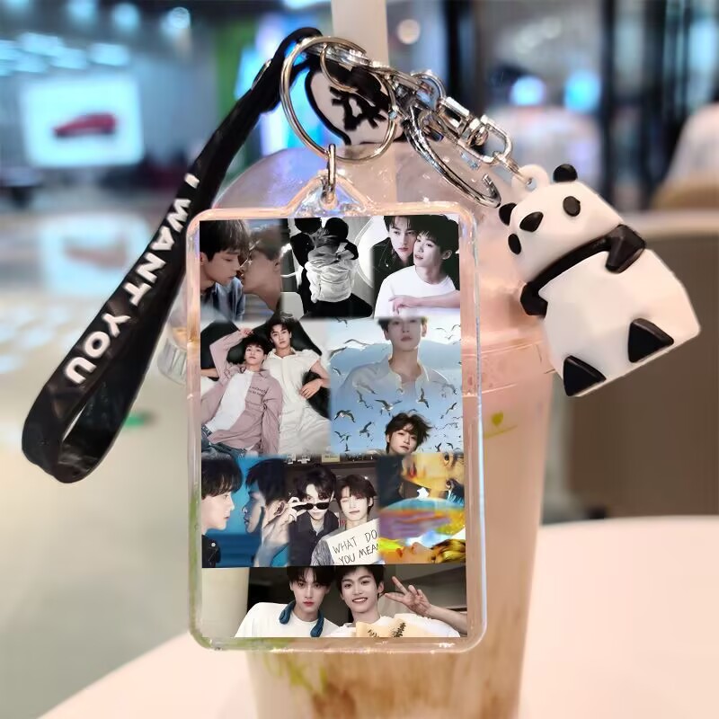 Anime Merchandise Keychain - Tian Xuning, porte-clés double face, photos