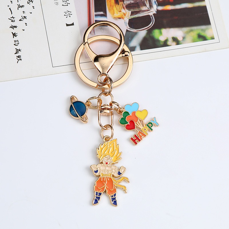 Nouveau Porte-clés en métal cr - Anime Merchandise Keychain avis et prix