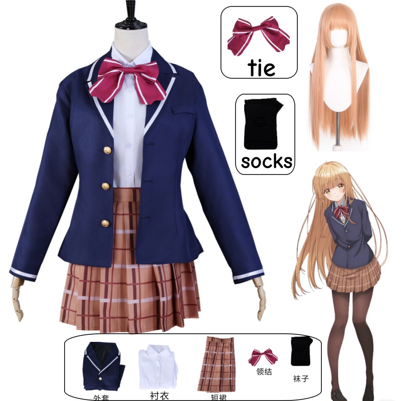Costume de cosplay Shiina Mahi - Cosplay Wig Colored avis et prix